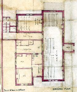 A plan of the school about 1860 [AD3865-13-2]